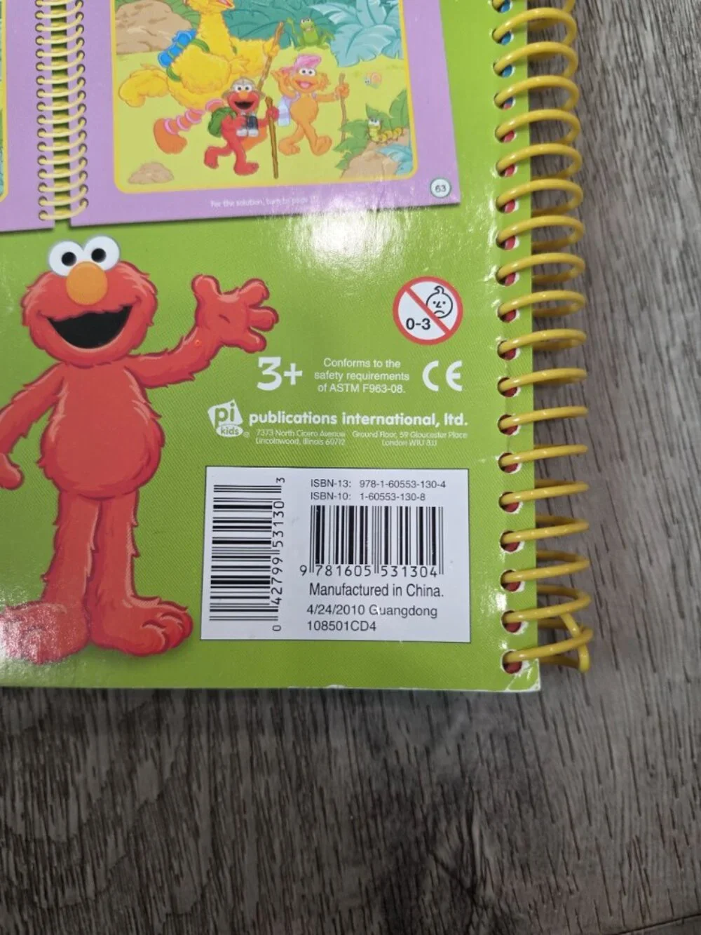 Sesame Street Look And Find Picture Puzzles Spiral Book For Ages 3+